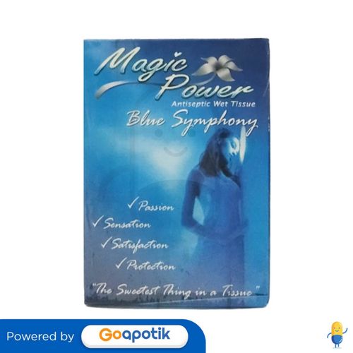 MAGIC POWER BLUE SYMPHONY ANTISEPTIC WET TISSUE PACK