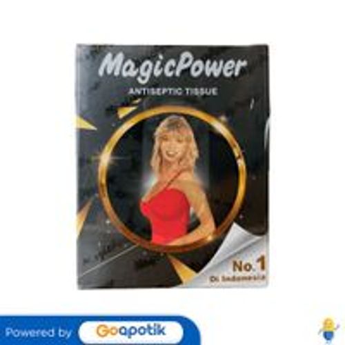 MAGIC POWER ANTISEPTIC TISSUE HITAM