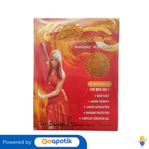 MAGIC POWER MERAH ANTISEPTIC WET TISSUE