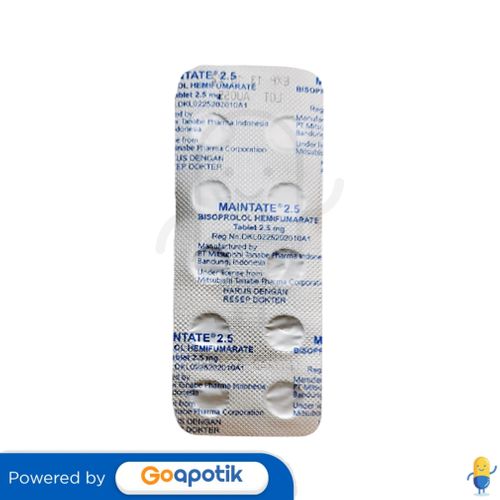 MAINTATE 2,5 MG TABLET