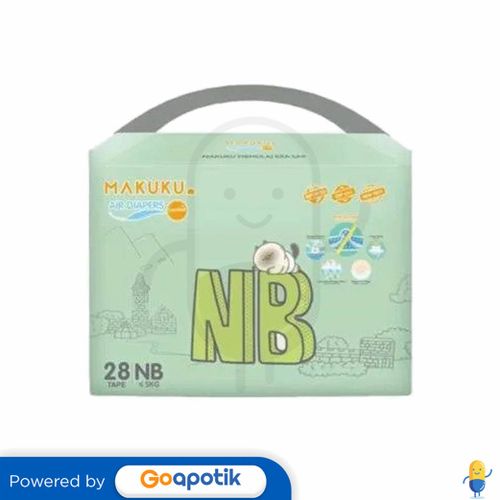 MAKUKU AIR DIAPERS COMFORT SIZE NB 28