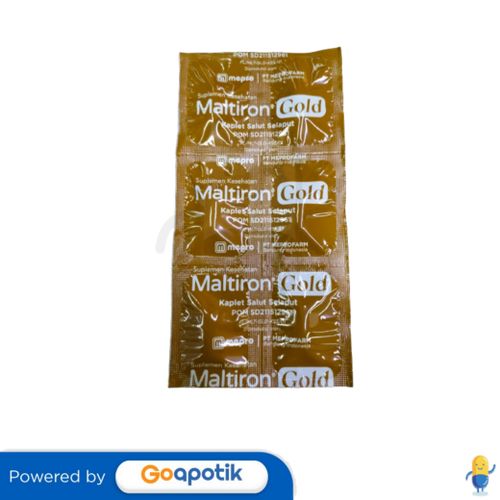 MALTIRON GOLD STRIP 6 KAPLET