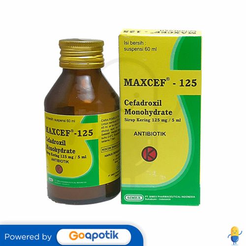 MAXCEF 125 MG SIRUP 60 ML