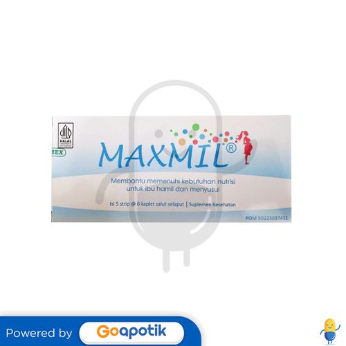 MAXMIL BOX ISI 30 KAPLET SALUT SELAPUT