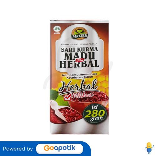 MAZIED SARI KURMA MADU HERBAL PLUS 280 GRAM