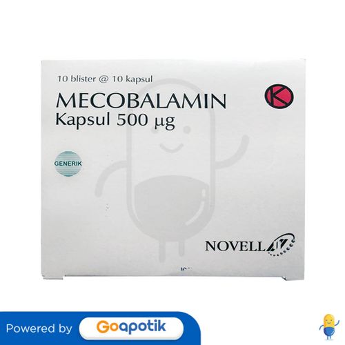 MECOBALAMINE NOVELL 500 MCG BOX 100 KAPSUL