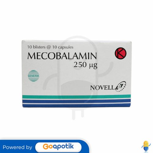 MECOBALAMIN NOVELL 250 MCG BOX 100 KAPSUL