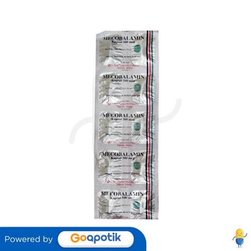 MECOBALAMINE NULAB 500 MCG STRIP 10 KAPSUL