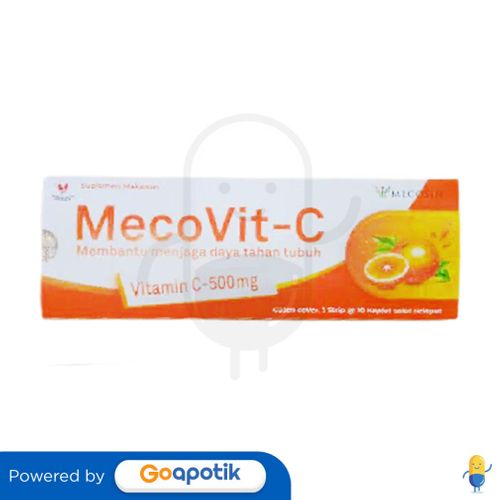 MECOVIT-C 500 MG STRIP 10 KAPLET