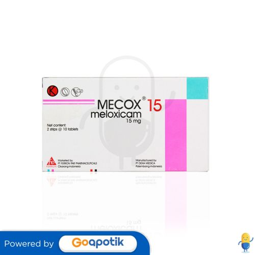 MECOX 15 MG BOX 20 TABLET