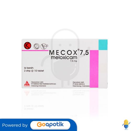 MECOX 7,5 MG BOX 20 TABLET