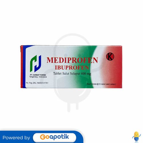 MEDIPROFEN 400 MG BOX 50 TABLET