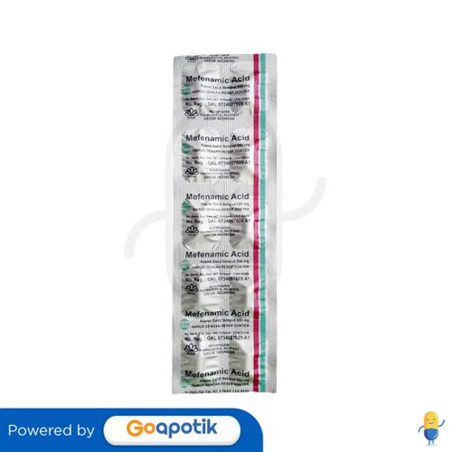 MEFENAMIC ACID NOVAPHARIN 500 MG STRIP 10 KAPLET