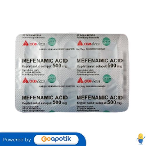 ASAM MEFENAMAT OGB DEXA MEDICA 500 MG KAPLET / ANTI NYERI