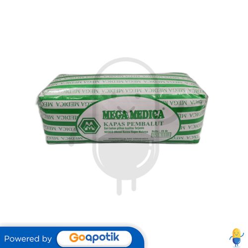 MEGA MEDICA KAPAS PEMBALUT 25 GRAM