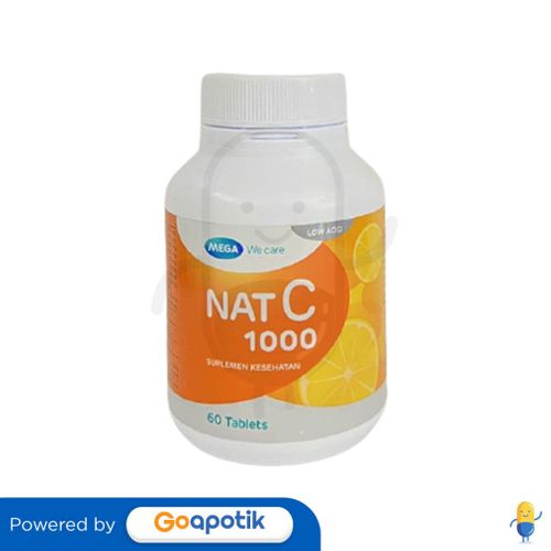 MEGA WE CARE NAT C 1000 BOTOL 60 TABLET