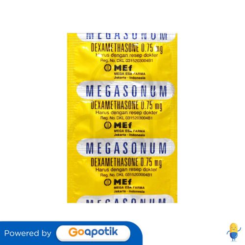 MEGASONUM 0.75 MG STRIP 10 KAPLET