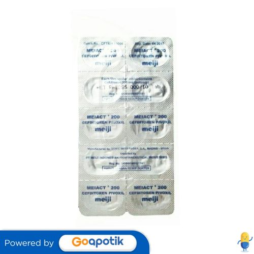 MEIACT 200 MG BLISTER 10 TABLET