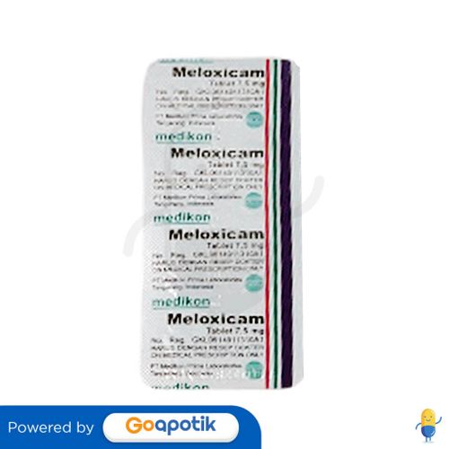 MELOXICAM MEDIKON 7.5 MG STRIP 10 TABLET