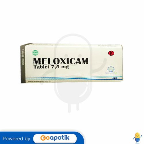 MELOXICAM MULIA 7.5 MG BOX 50 TABLET