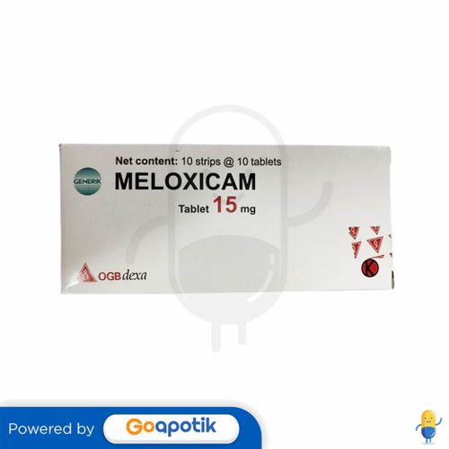 MELOXICAM OGB DEXA MEDICA 15 MG BOX 100 TABLET / ANTI NYERI