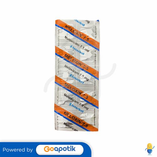 MELOXIN 7.5 MG STRIP 10 TABLET