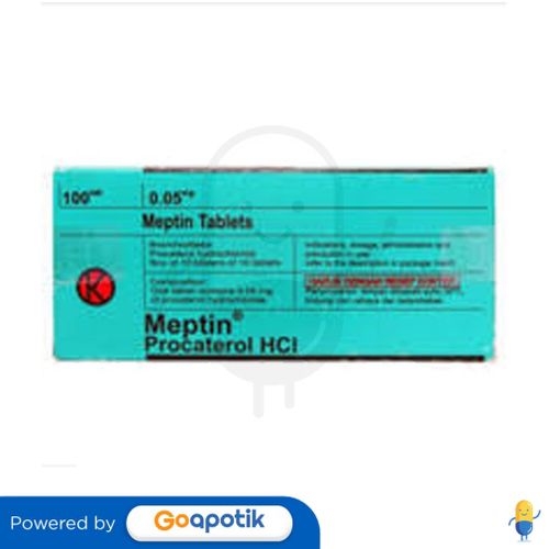 MEPTIN 0.05 MG BOX 100 TABLET