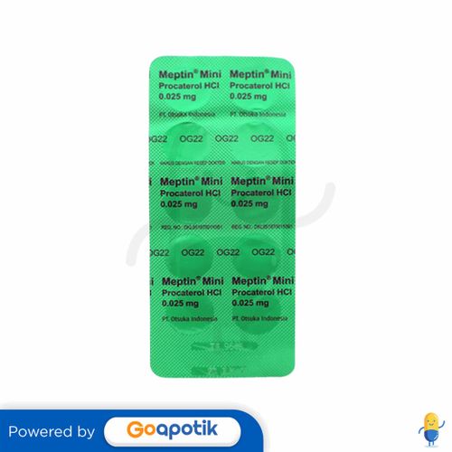 MEPTIN MINI 0.025 MG TABLET