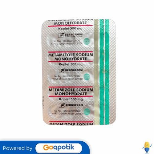 METAMIZOLE SODIUM BERNOFARM 500 MG BLISTER 10 KAPLET