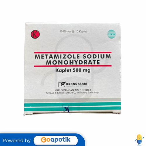 METAMIZOLE SODIUM BERNOFARM 500 MG BOX 100 KAPLET