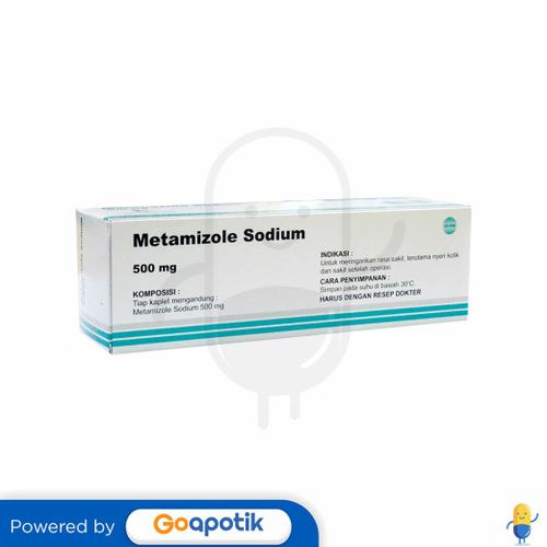 METAMIZOLE SODIUM INDOFARMA 500 MG BOX 100 TABLET