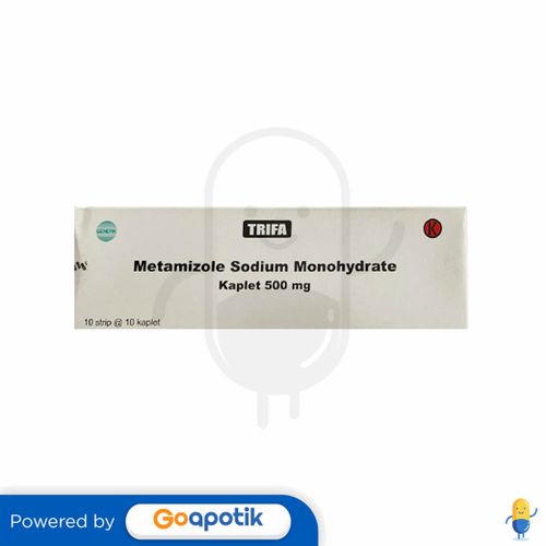 METAMIZOLE SODIUM MONOHYDRATE TRIFA 500 MG BOX 100 KAPLET