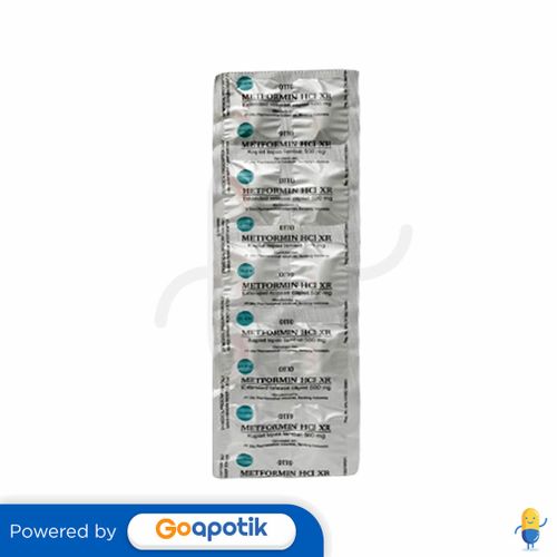 Metformin Hcl Xr Otto 500 Mg Strip 10 Kaplet Kegunaan Efek Samping