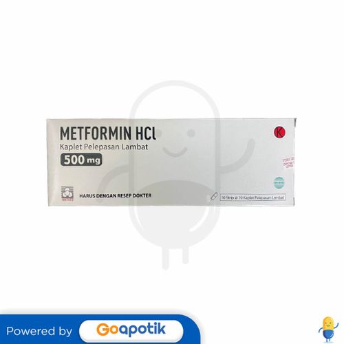 METFORMIN PROMED 500 MG BOX 100 KAPLET