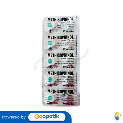 METHISOPRINOL PHAPROS 500 MG STRIP 10 TABLET