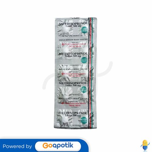 METHISOPRINOL NULAB 500 MG STRIP 10 TABLET