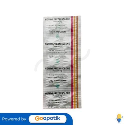 METHYLPREDNISOLONE ERRITA 4 MG TABLET