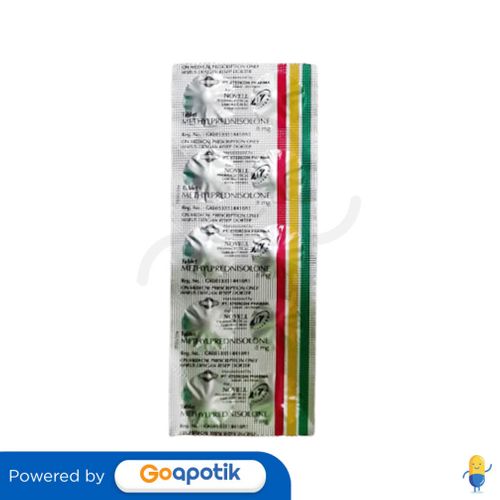 METHYLPREDNISOLONE NOVELL 8 MG TABLET