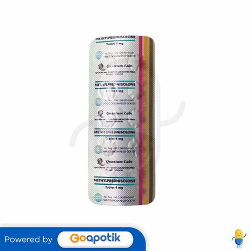METHYLPREDNISOLONE QUANTUM 4 MG STRIP 10 TABLET