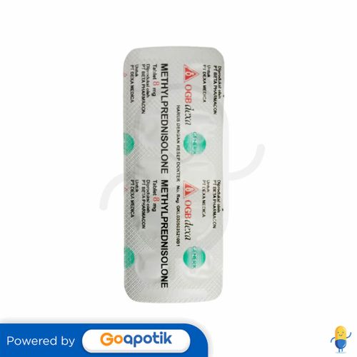 METHYLPREDNISOLONE 8 MG OGB DEXA MEDICA STRIP 10 TABLET