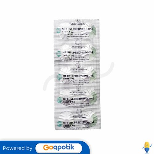 METHYLPREDNISOLONE MULIA FARMA 4 MG TABLET