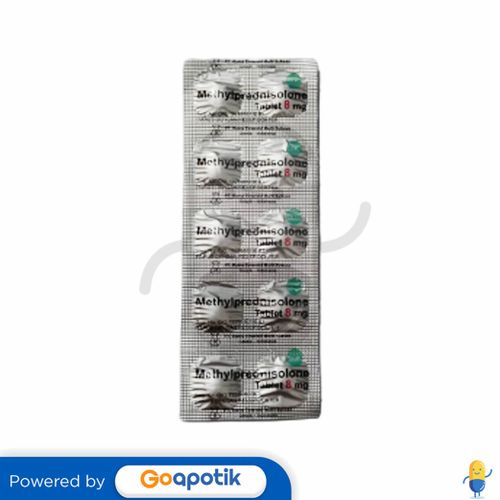 METHYLPREDNISOLONE RAMA 8 MG STRIP 10 TABLET