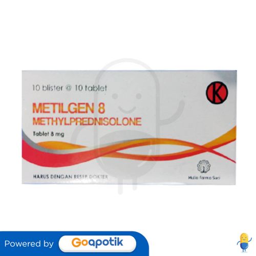 METILGEN 8 MG BOX 100 TABLET