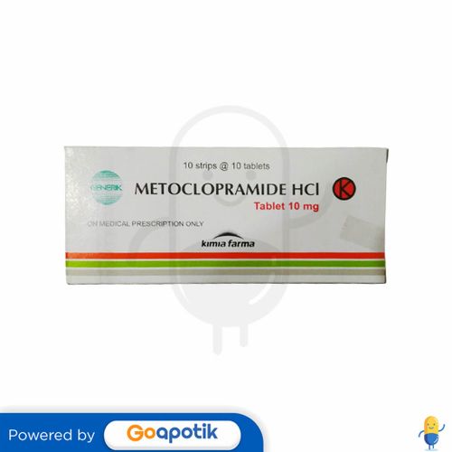 METOCLOPRAMIDE KIMIA FARMA 10 MG BOX 100 TABLET