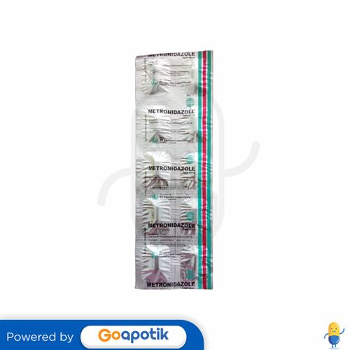 METRONIDAZOLE SEJAHTERA LESTARI FARMA 500 MG STRIP 10 KAPLET
