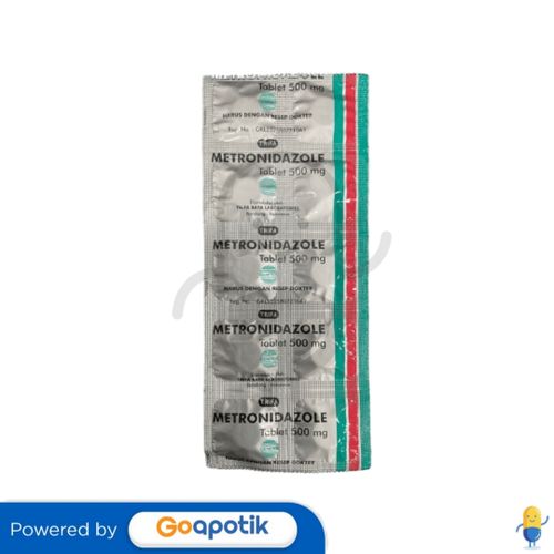 METRONIDAZOLE TRIFA 500 MG STRIP 10 TABLET