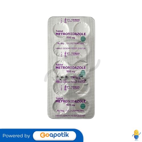 METRONIDAZOLE TRIMAN 500 MG TABLET
