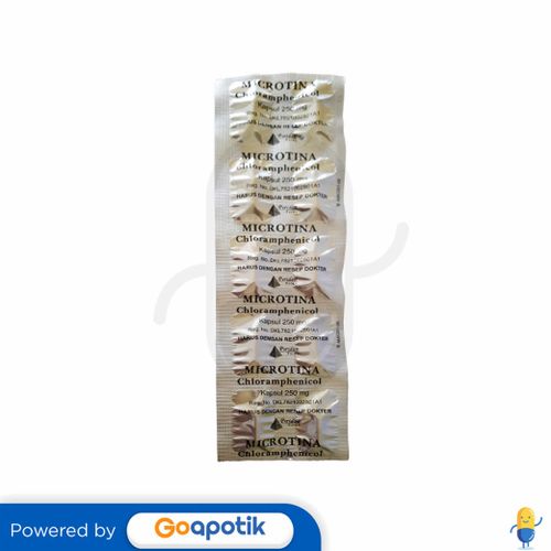 MICROTINA 250 MG STRIP 10 KAPSUL