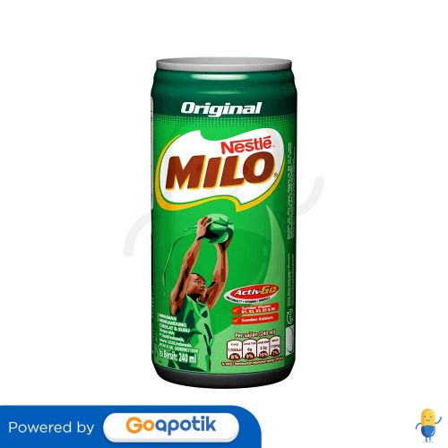 MILO ACTIVE-GO ORIGINAL 240 ML KALENG