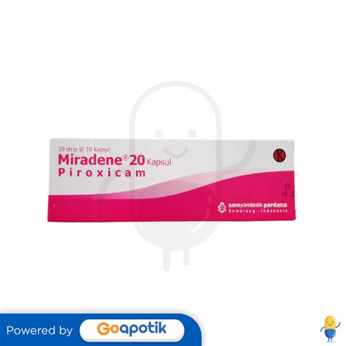 MIRADENE 20 MG BOX 100 KAPSUL